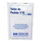 Talão de Pedido 1/18 40 Folhas 2 vias