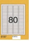 Etiqueta 100 Folhas 80