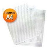 Papel almaço A4 56G c/pauta e margem Spiral