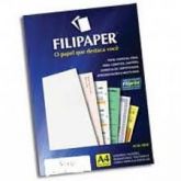 Papel Linho 180G Branco 50 Folhas A4