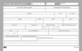 Ficha de Cliente com 100 Unidades