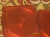 Capa de Cd Vermelho Transparente